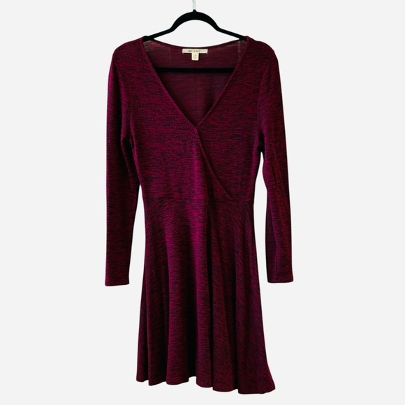 Miami Faux Wrap Dress Francesca’s Women’s Size Medium Red - Picture 2 of 5